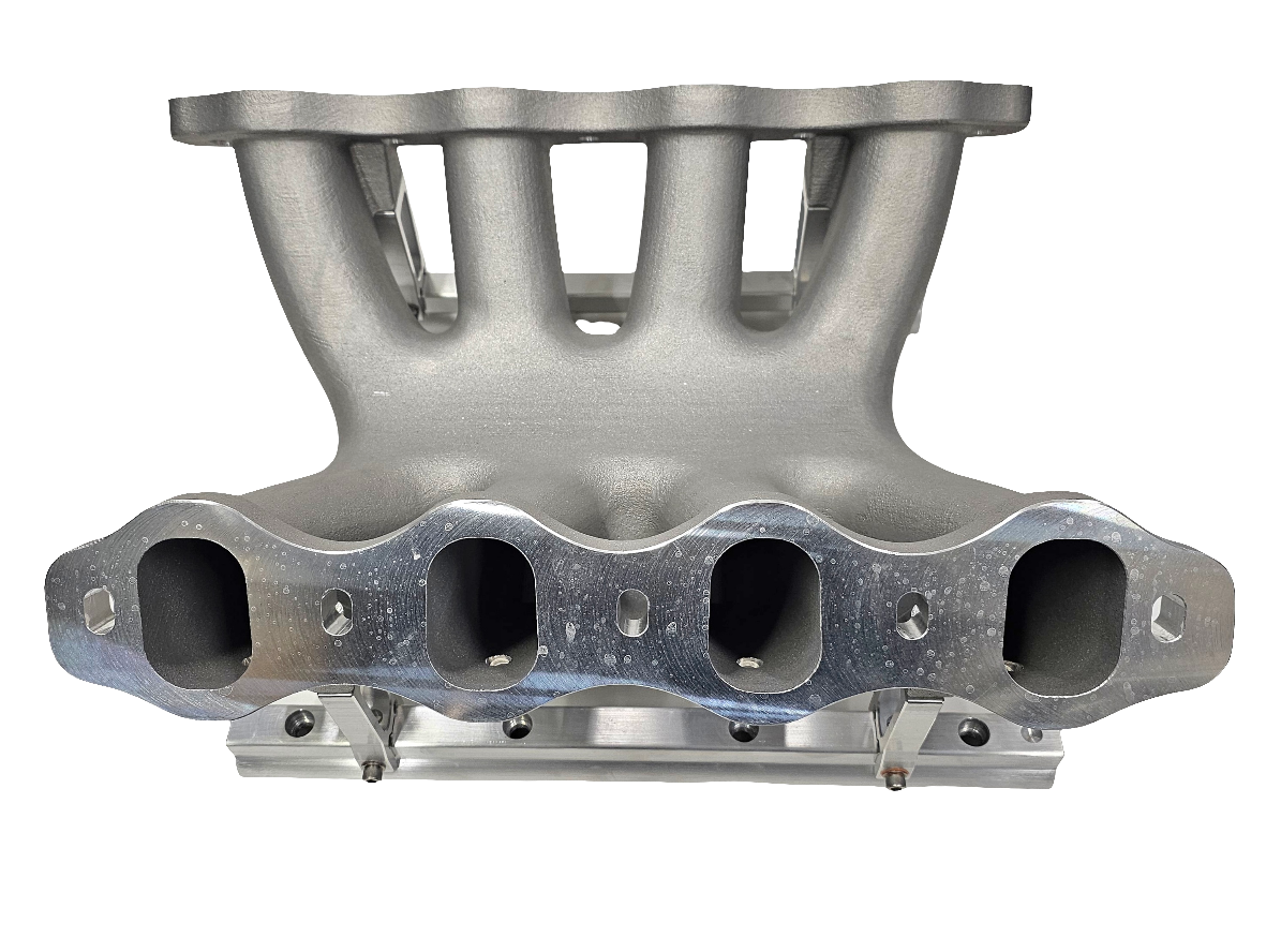 10.2" Deck Printed Sand Core CID SB Ford SC2 5.0 4500 EFI Lower Fuel Rail BA Intake Manifold. (7830335422538) (7830337650762)