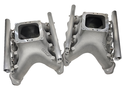 10.2" Deck Printed Sand Core CID SB Ford SC2 5.0 4500 EFI Lower Fuel Rail BA Intake Manifold. (7830335422538) (7830337650762)